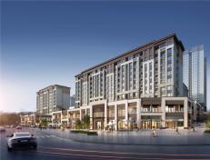 大型商場玻璃隔斷工程效果圖